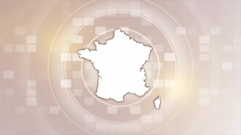 France Animated Map Stock Footage 275633900