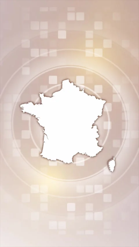 France Animated Map Stock Footage 275899533