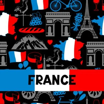 France background design. Stock Illustration