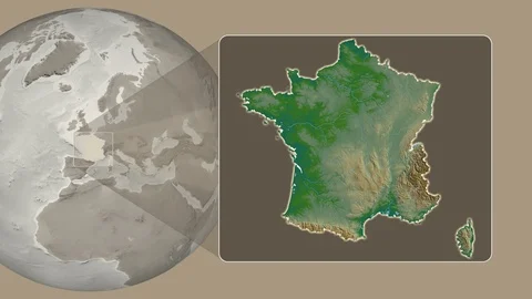 France channeled. Physical Stock Footage 107952653