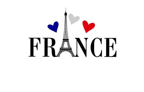 France creative merch Ilustração Stock