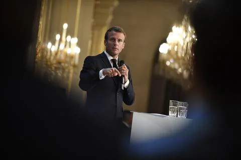 France Digitale Day at the Elysee Palace, Paris - 17 Sep 2019 Stock Photos