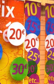 France, display window Stock Photos
