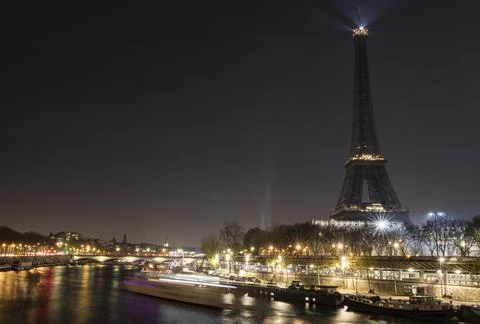 France Eiffel Tower Aleppo - Dec 2016 Stock Photos