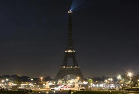 France Eiffel Tower Aleppo - Dec 2016 Stock Photos