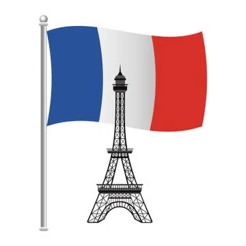 France eiffel tower design vector illustration 스톡 일러스트