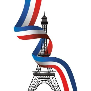 France eiffel tower design vector illustration 스톡 일러스트