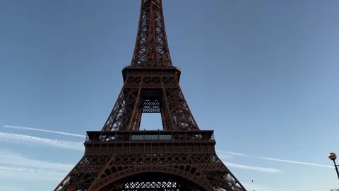 France: Eiffel Tower in Paris at Christmas Stock Footage 296348178