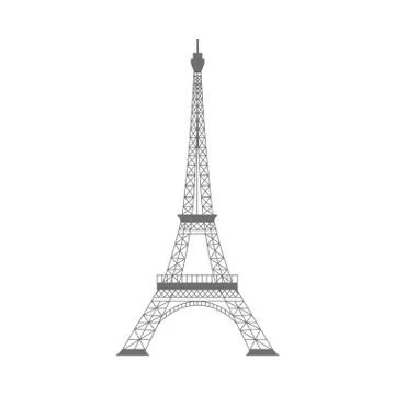 France eiffel tower vector design Stock Illustration