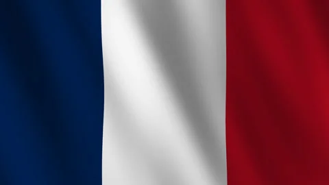 France flag animation 動画素材 321104667