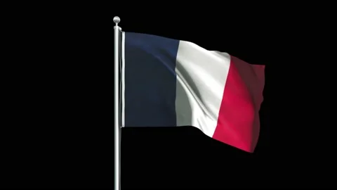 France Flag Big Vidéo 159905471