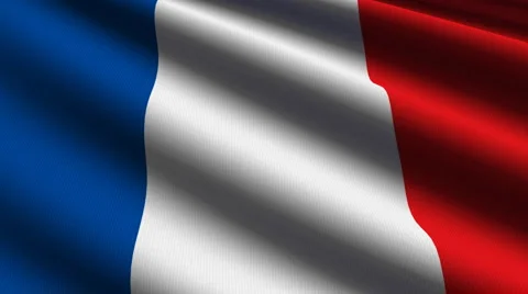 France flag close-up Stock Footage 882866