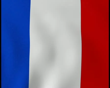 France Flag Close Up Stock-Footage 12253133