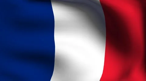 France Flag Stock-Footage 887596