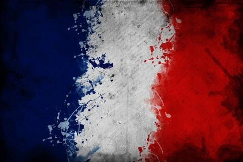 France flag Stock Illustration