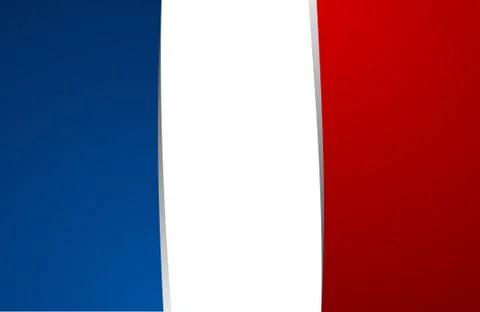 France Flag Stock Illustration