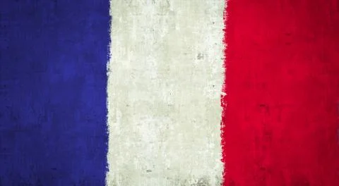France Flag Stock Illustration