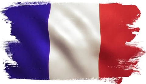 France Flag Stock Illustration