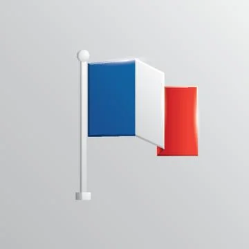 France Flag Stock-Illustration