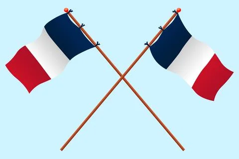 France flag Stock Illustration