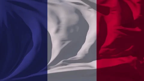 France Flag Loop Stock Footage 295715962