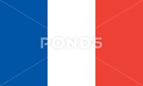 France flag PSD Template
