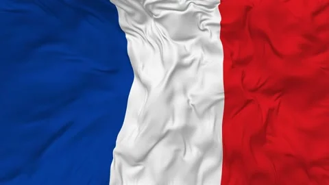 France Flag Seamless Looping Background Stock Footage 233818443