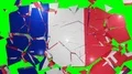 France French collapse flag euro europe european 4k 4k or 4k+ Resolution