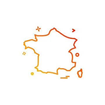 France icon design vector Stockillustratie