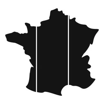 France icon, simple style Stock-Illustration
