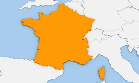 France Stock Illustration