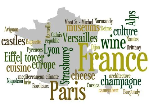 France Stock Illustration