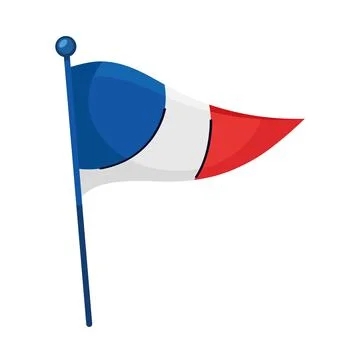 France location flag 库存插图