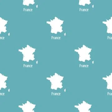 France map in black  simple Stock-Illustration