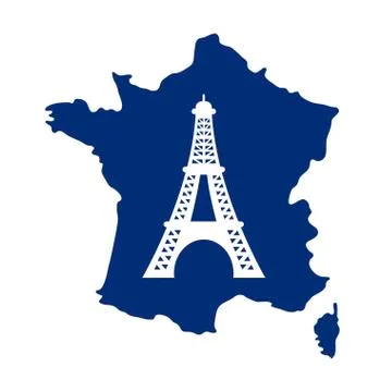 France map design Ilustração Stock