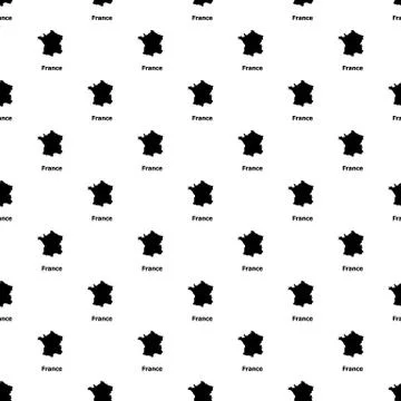 France map icon, simple style Illustrazione stock
