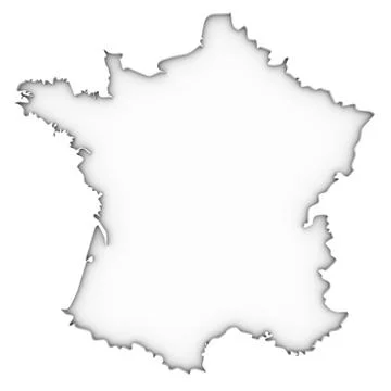 France map Stock Photos