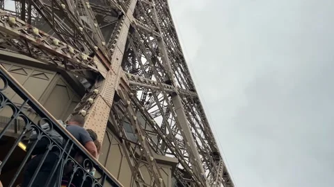 France - Paris - Eiffel Tower - #15 - 2nd Floor View Stock Footage 160022815