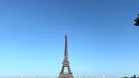 France - Paris - Eiffel Tower - #2 - Park View Stock Footage 160020038