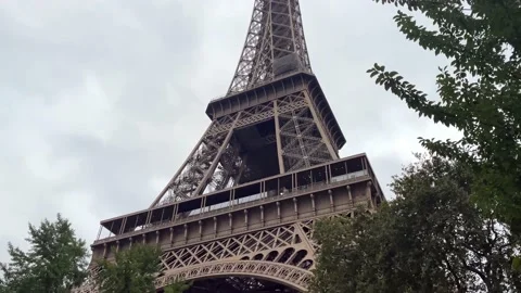 France - Paris - Eiffel Tower - #34 - Wide Angle Stock Footage 160020121