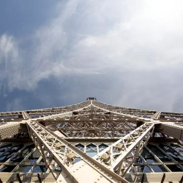 France, Paris, Eiffel Tower 写真素材