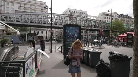 France: Paris gets ready to host the 2024 Olympic Games Stock Footage 280377001