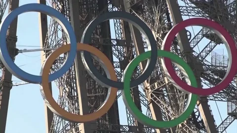 France: Paris Olympics sets example in highlighting inclusiveness Video stock 280373525