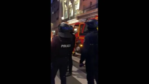 France: Protests, Clashes Continue As Macron Delivers Speech Defending Pensi... Stock Footage 238926874