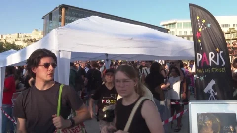 France: Rare solar eclipse wows millions across Europe Stock Footage 342106421