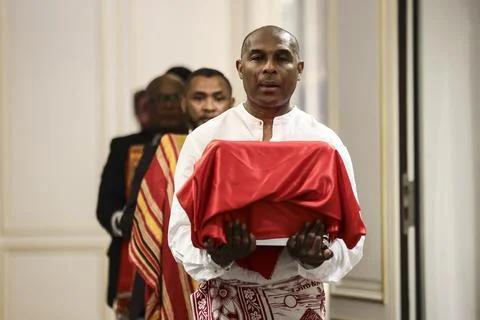 France to return human remains to Madagascar, Paris - 26 Aug 2025 Stock Photos