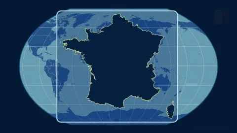 France - solid. Kavrayskiy, centered Illustrazione stock