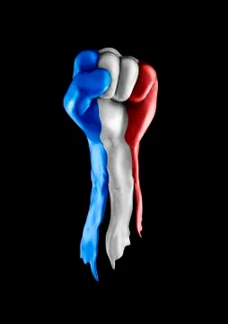 France strength and unity Stockillustratie