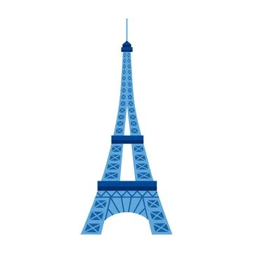France tower eiffel Illustrazione stock