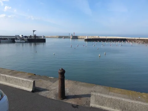 France typical old port Video stock 76909323